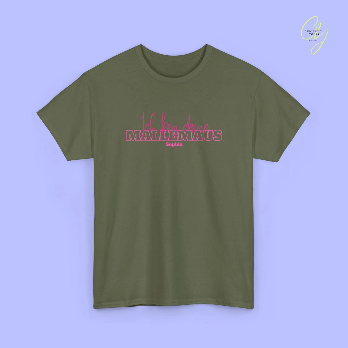 Mallemaus Shirt Malle - Ich bin deine Malle Maus (Personalisierbar)