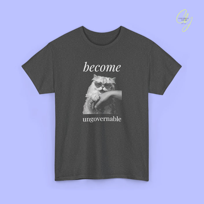 Cat Shirt | Bootleg Become ungovernable