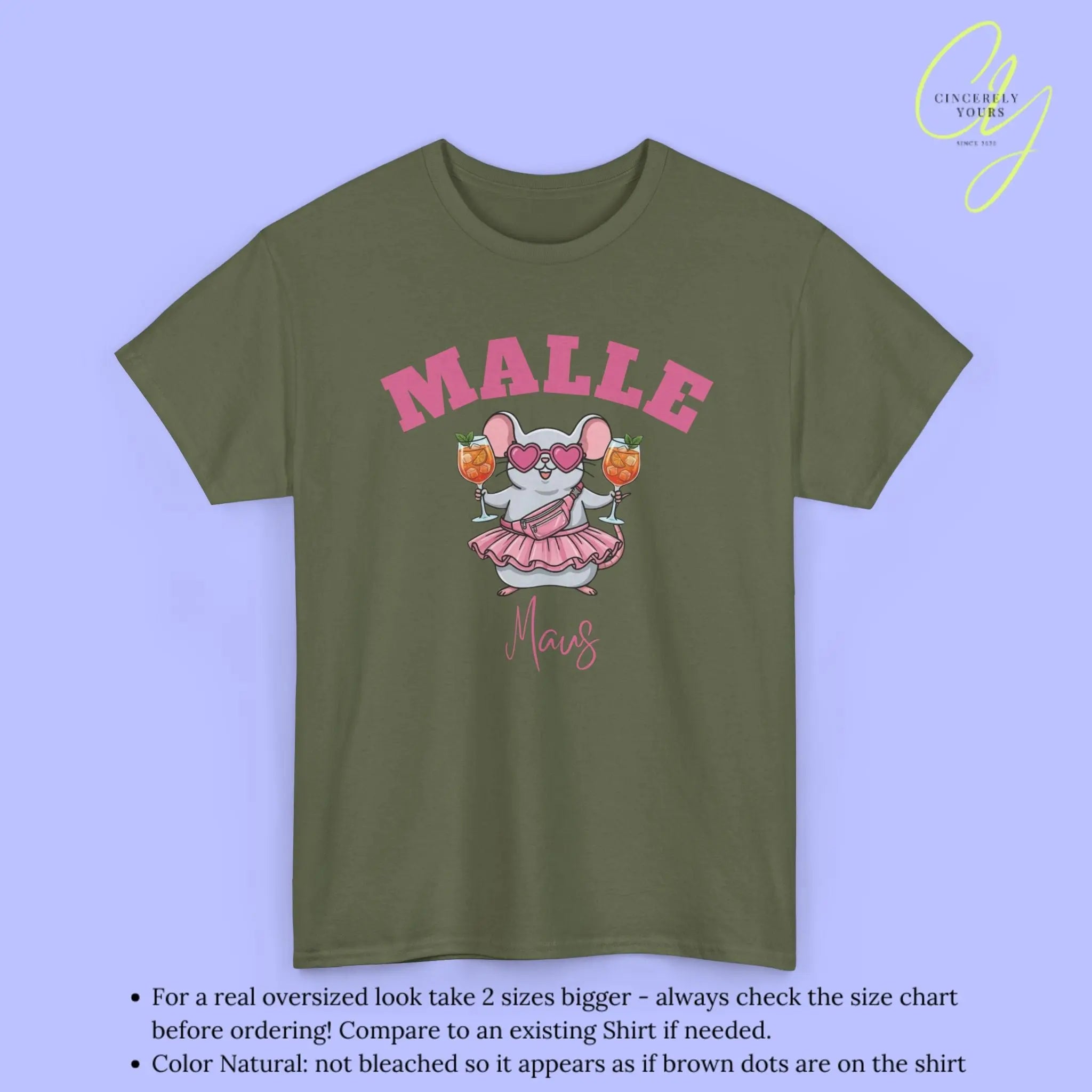 Malle Party Shirt — Malle Party Maus Spritz Bauchtasche Cincerely Yours