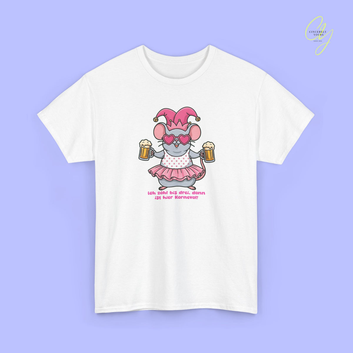 Carnival Shirt | Carnival Mouse Pink Beer Mug