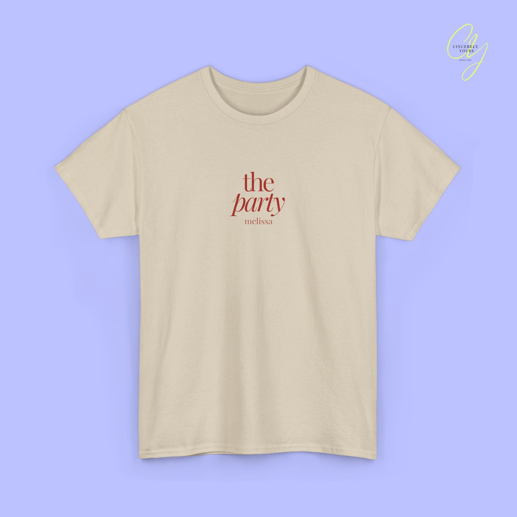 JGA Shirt Damen | The Party  Old Money Bachelorette Shirt minimal (customizable)