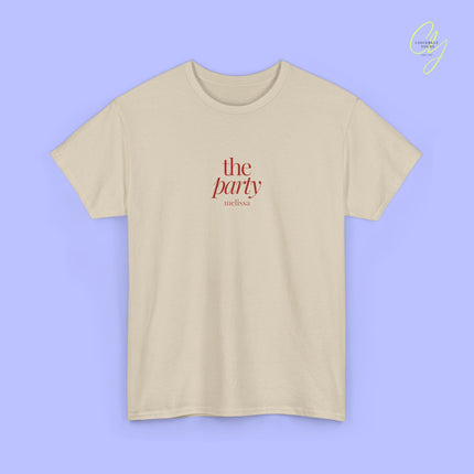 JGA Shirt Damen | The Party  Old Money Bachelorette Shirt minimal (customizable)