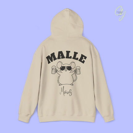 Malle Maus Hoodie — Mallemaus Bierkrug Party Sweatshirt
