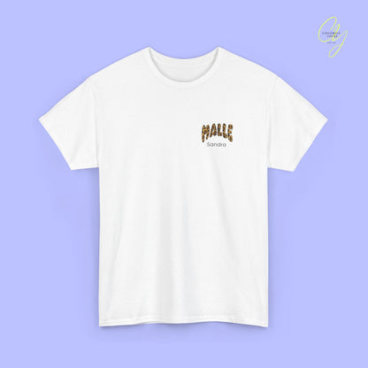 Mallemaus Shirt  —  Malle Maus T-Shirt Leopard backprint(Customizable)