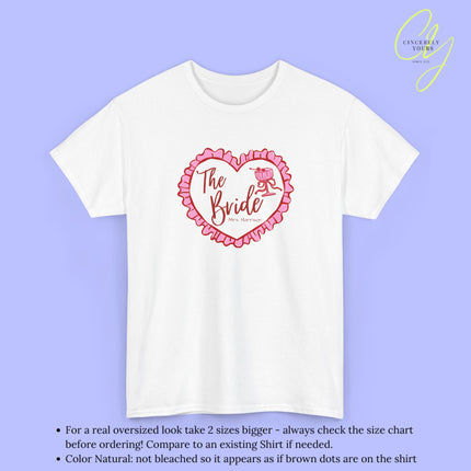 Bride Shirt | The Bride coquette heart