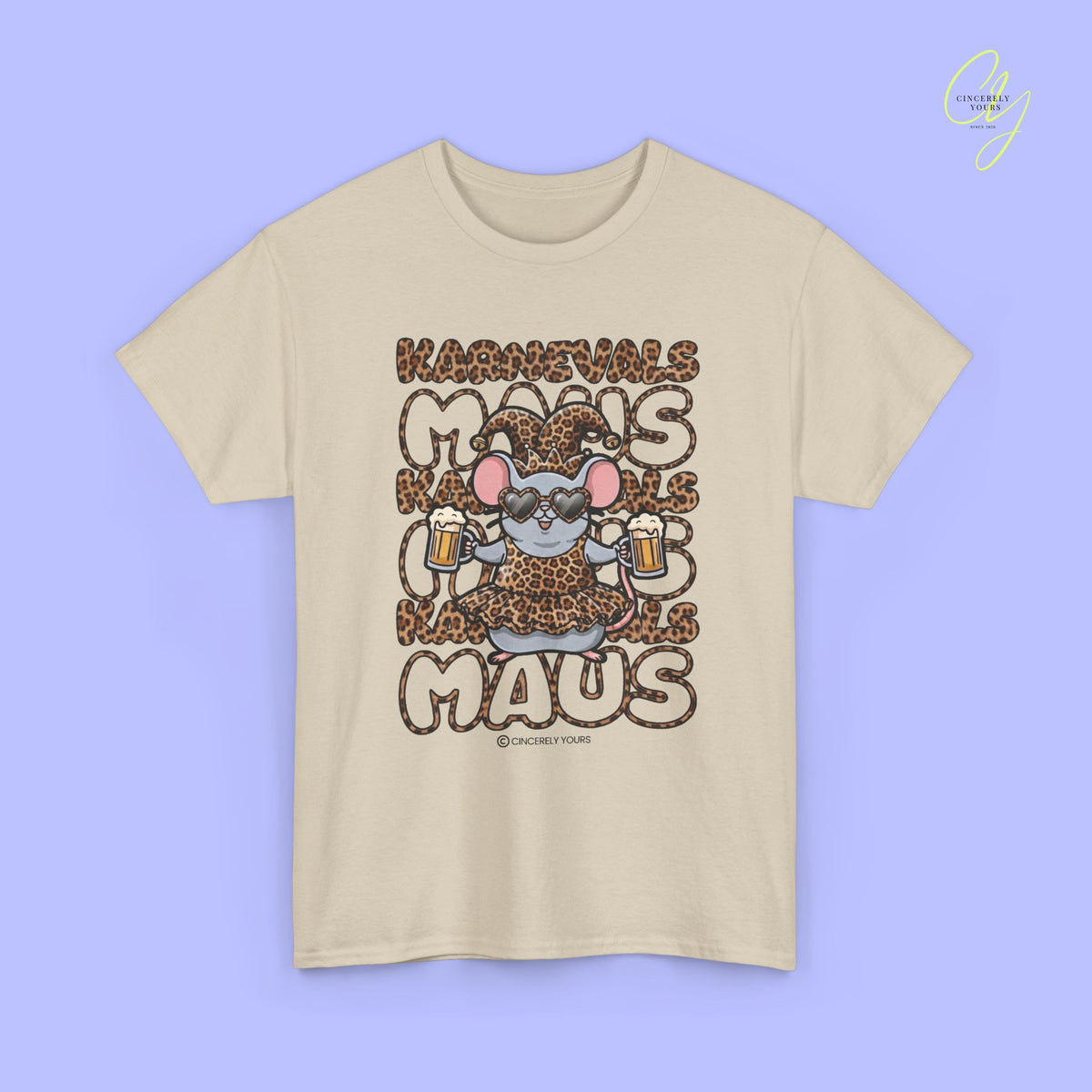Karneval Shirt | Karnevals Maus Leopard Chantal