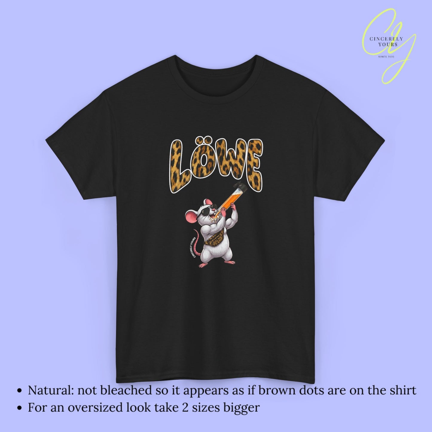 Mallemaus Shirt Malle Maus Löwe - Muskel Maus Bauchtasche Säule