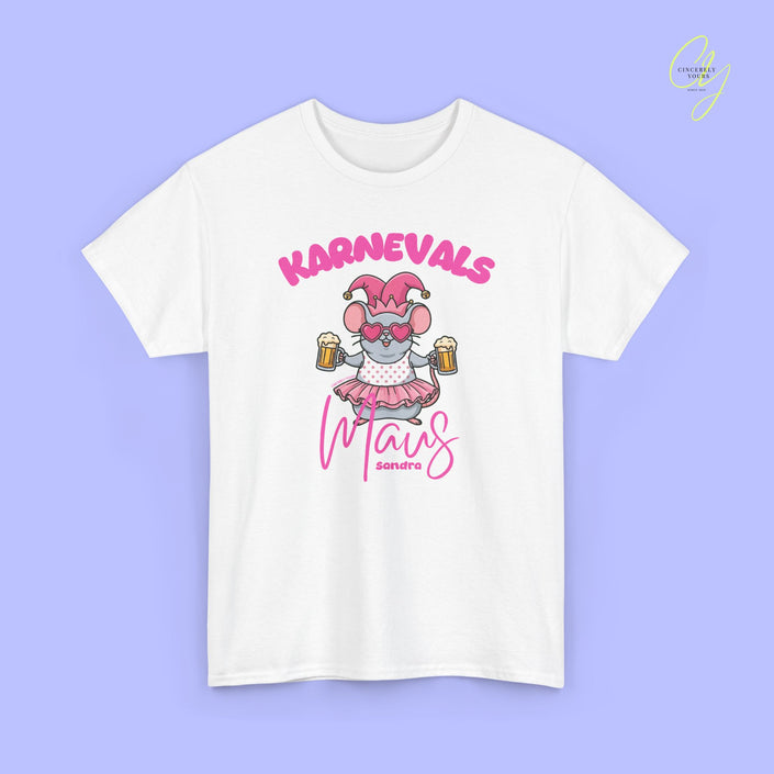 Karneval Shirt | Karnevals Maus Pink