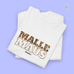 Mallemaus Shirt — Malle Maus Schriftzug Leopard Backprint Malle Shirt (Customizable)