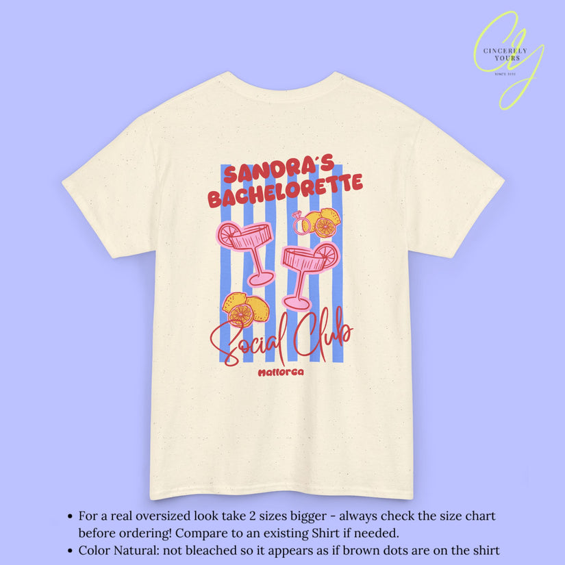 JGA Shirt | Italian Summer hand drawn backprint