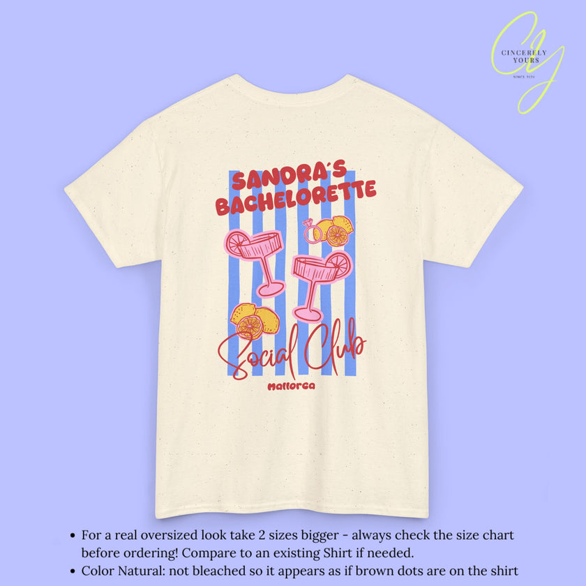 JGA Shirt | Italian Summer hand drawn backprint