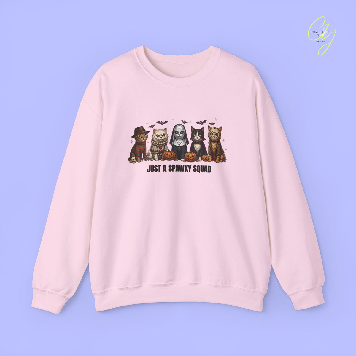 Cat Sweatshirt | Just a spooky squad
