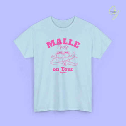 Malle Party Shirt — Malle Party Maus on tour Bierkrug Flugzeug(Customizable) Cincerely Yours