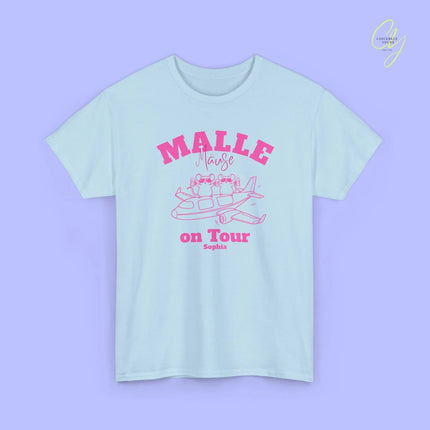 Malle Party Shirt — Malle Party Maus on tour Bierkrug Flugzeug(Customizable) Cincerely Yours