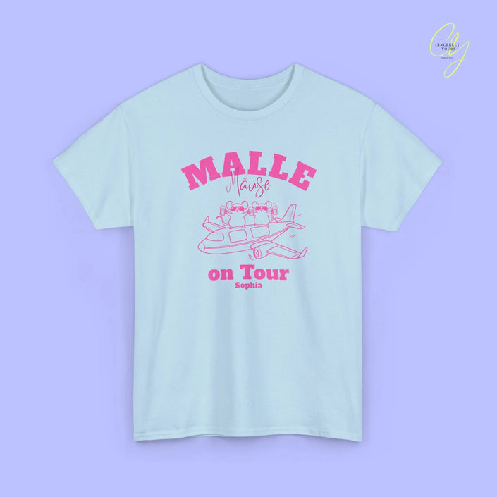 Malle Party Shirt — Malle Party Maus on tour Bierkrug Flugzeug(Customizable) Cincerely Yours