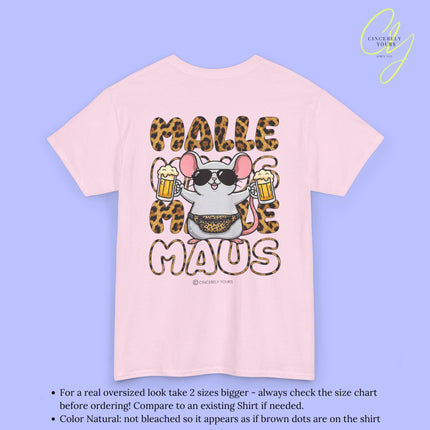 Mallemaus Shirt Malle Maus Leopard —  Leoparden Malle Maus OG Bierkrug (Customizable)