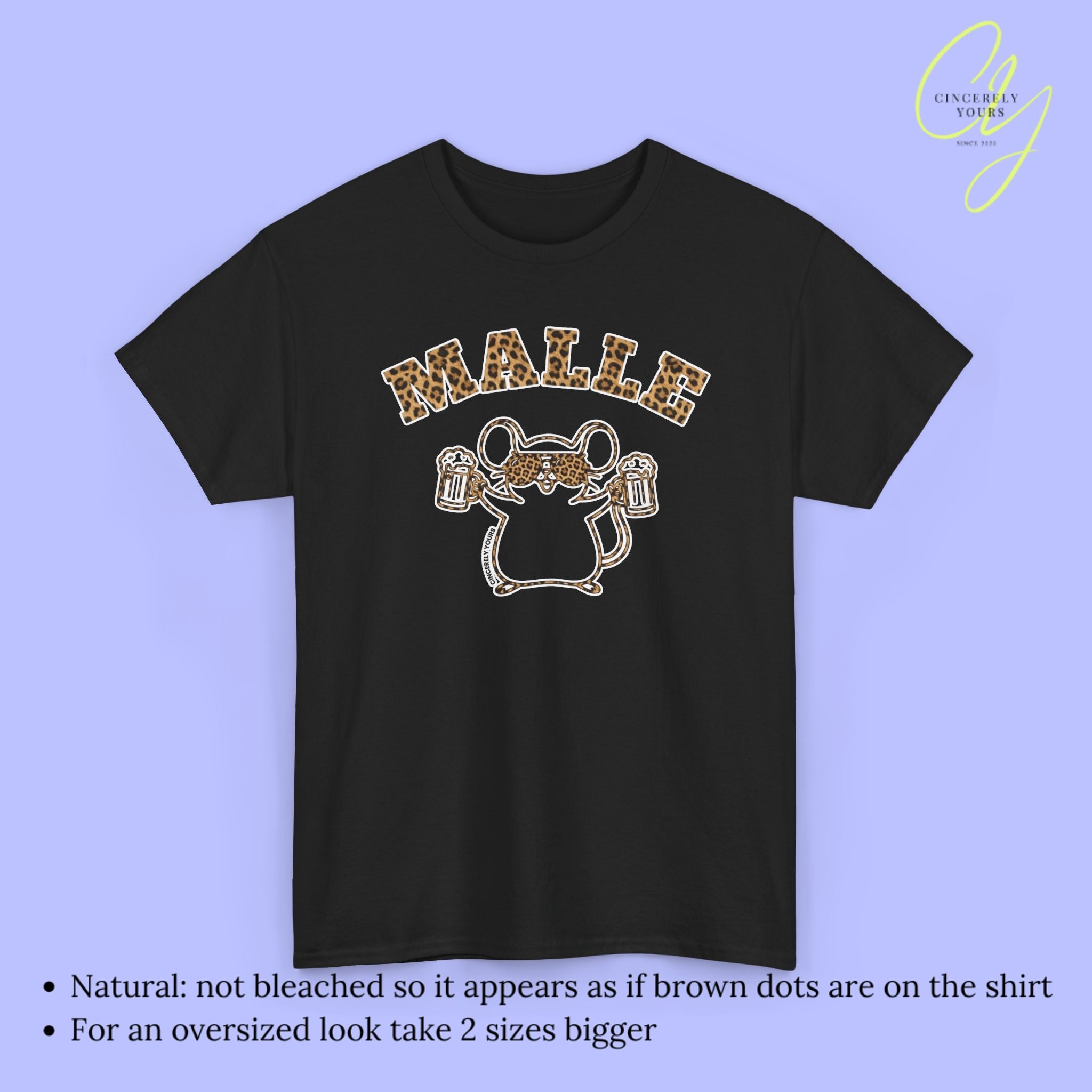 Mallemaus Shirt Malle - Malle Maus Leoparden Bierkrug 2026