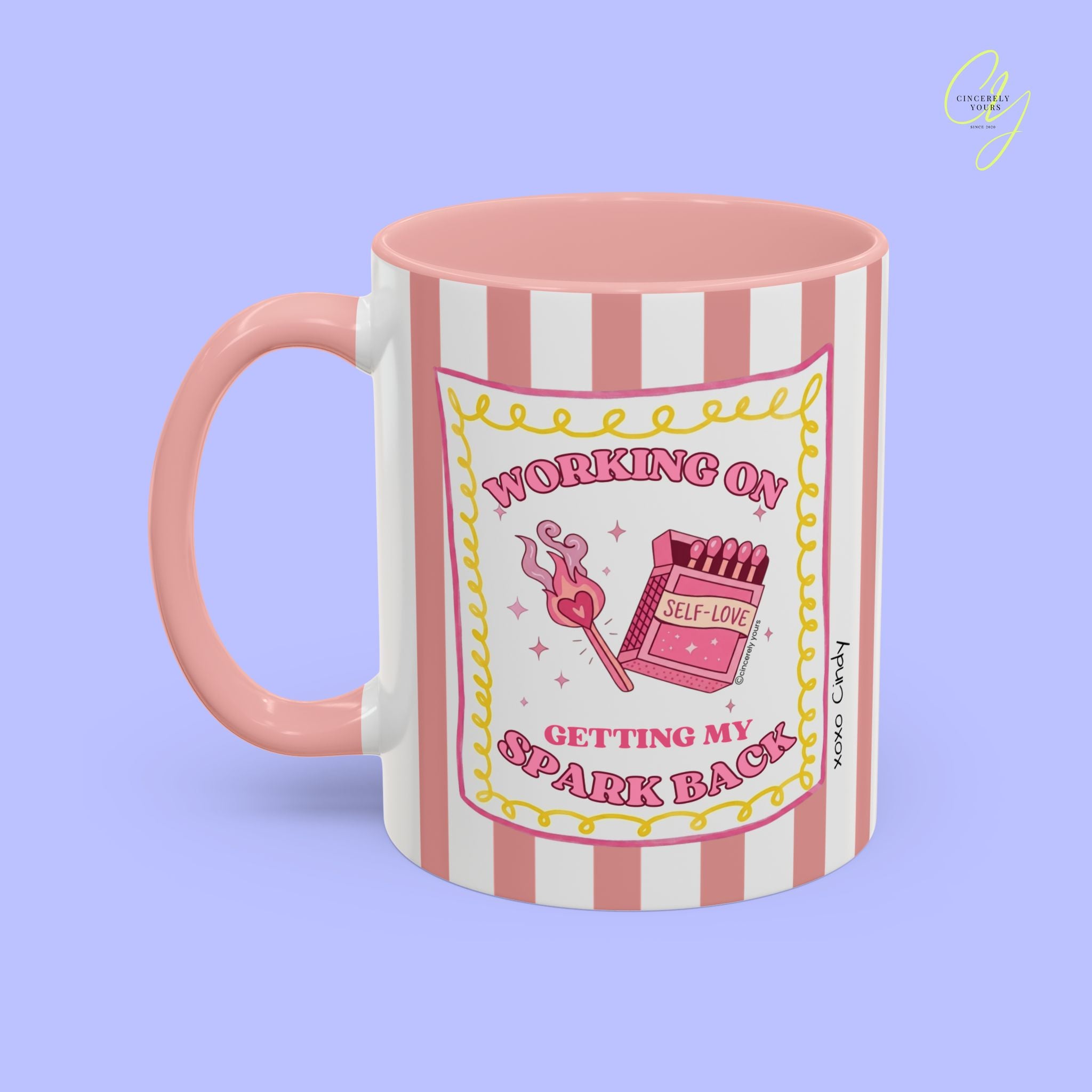 Self love mug - getting my spark back personalized gift