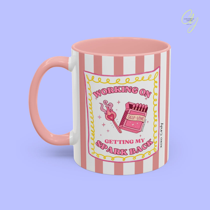 Self love mug - getting my spark back personalized gift