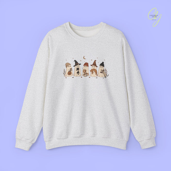 Cat Sweatshirt | Ghosts and Cats