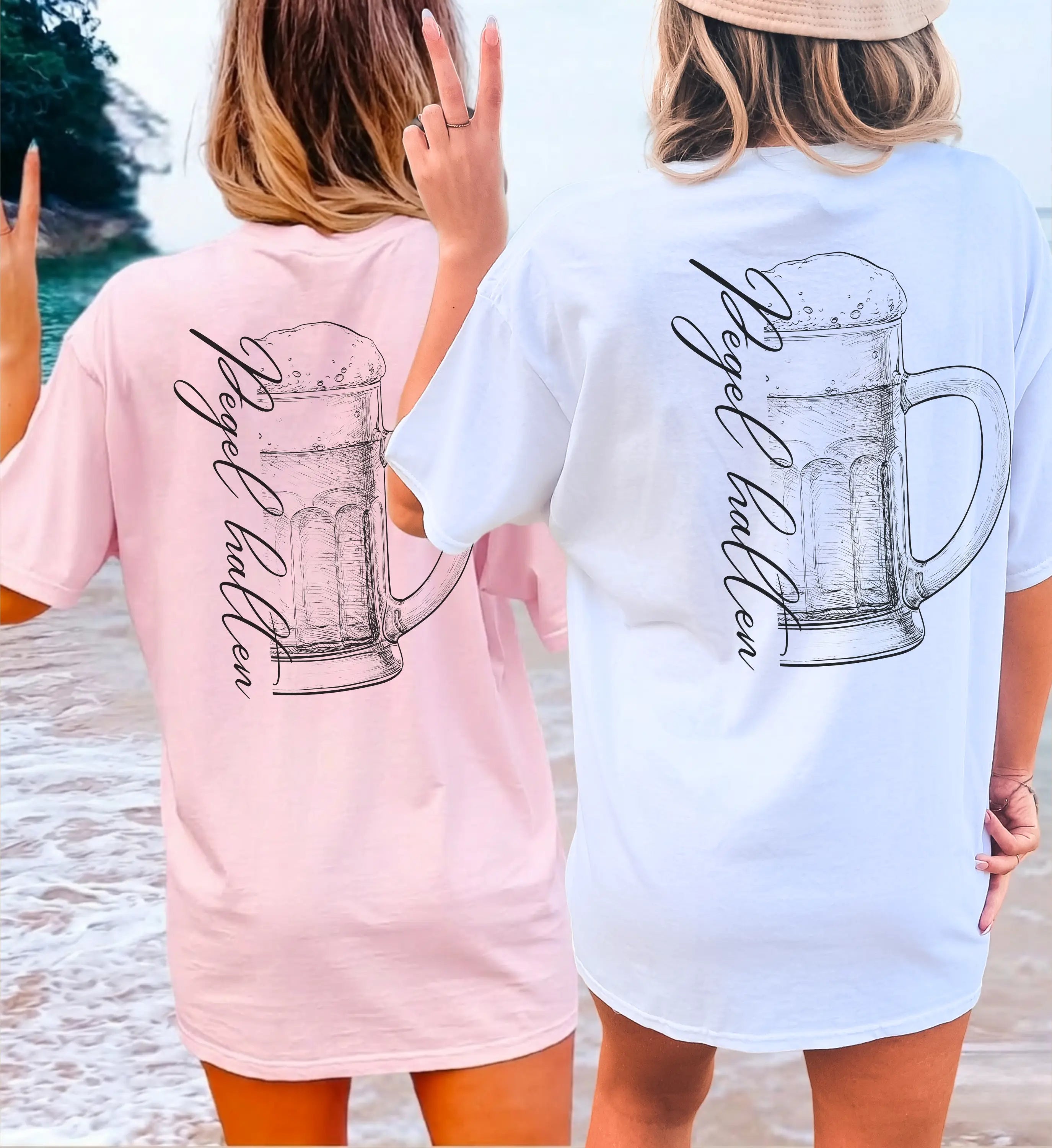 Party Shirt Bierkrug — Pegel halten (Customizable) Cincerely Yours