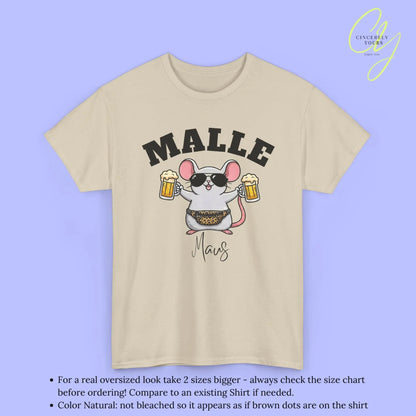 Malle Party Shirt — Malle Maus Bierkrug Bauchtasche Cincerely Yours
