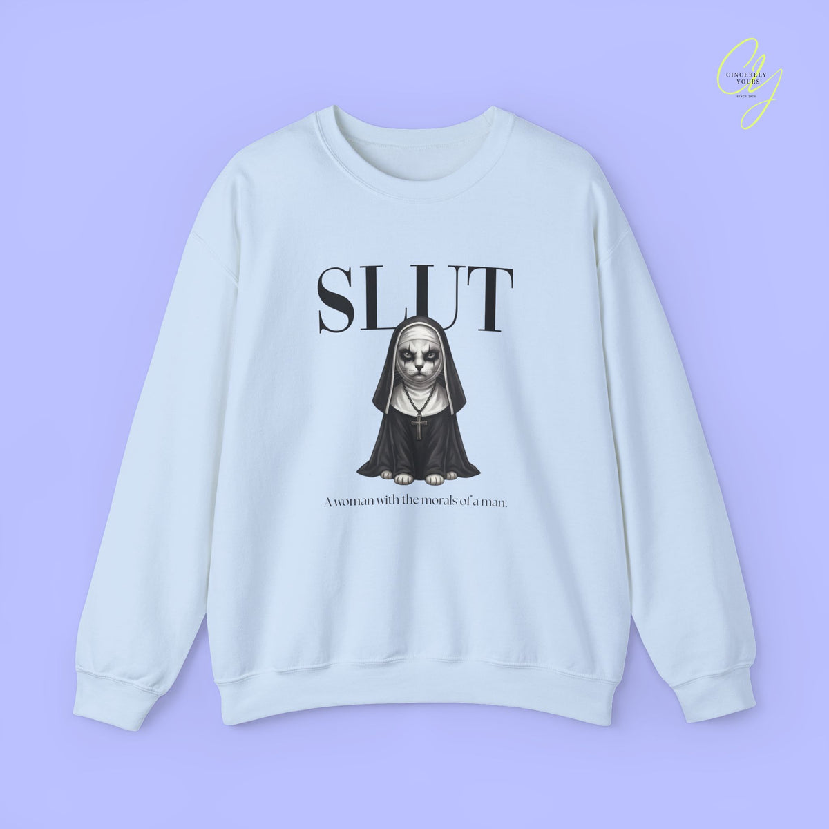 Cat Sweatshirt | Slut definition