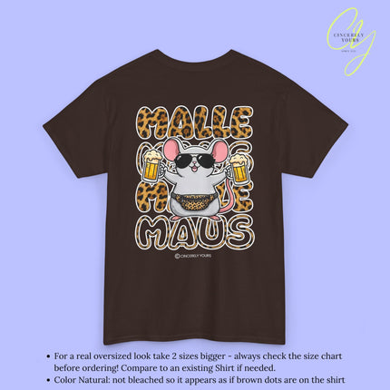 Mallemaus Shirt Malle Maus Leopard —  Leoparden Malle Maus OG Bierkrug (Customizable)