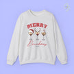 Christmas Sweatshirt | Merry Drunkmas Espresso Martini