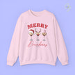 Christmas Sweatshirt | Merry Drunkmas Espresso Martini