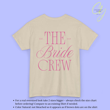 Old Money Bachelorette Party Tee — The Bride to be Crew Bach Shirt (Customizable)