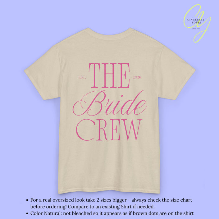 Old Money Bachelorette Party Tee — The Bride to be Crew Bach Shirt (Customizable)