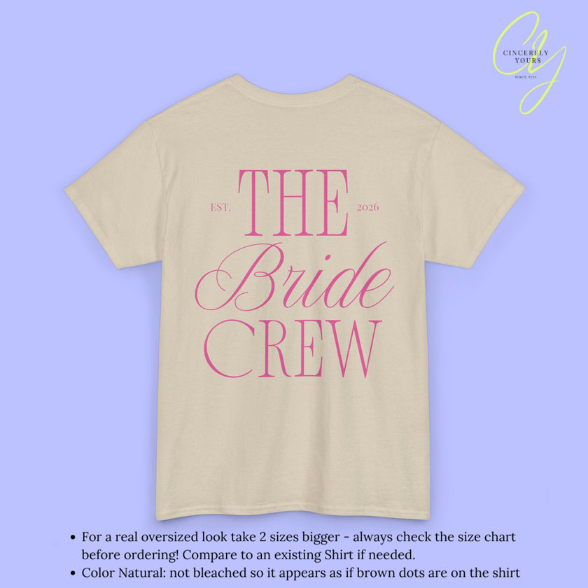 Old Money Bachelorette Party Tee — The Bride to be Crew Bach Shirt (Customizable)