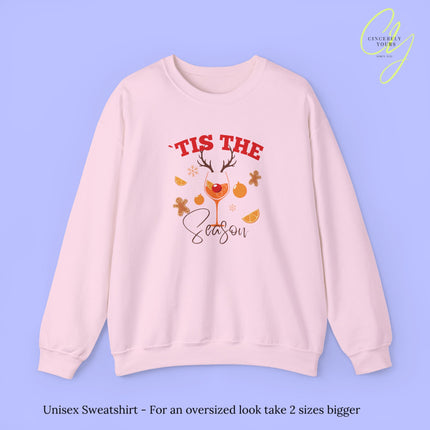 Christmas Sweatshirt | Tis the season Spritz Cocktail