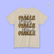 Mallemaus Shirt | Malle Maus Leopard Black Bubble font