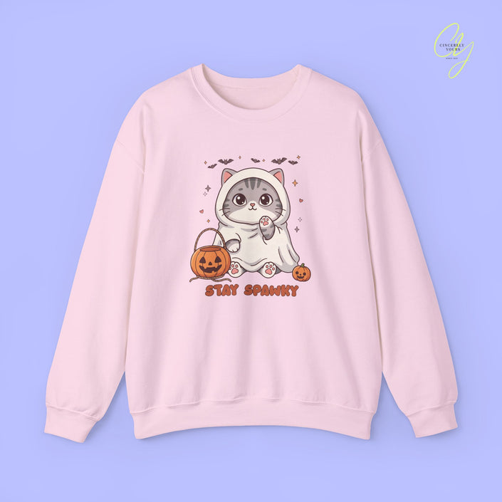 Cat Sweatshirt | Stay spawky