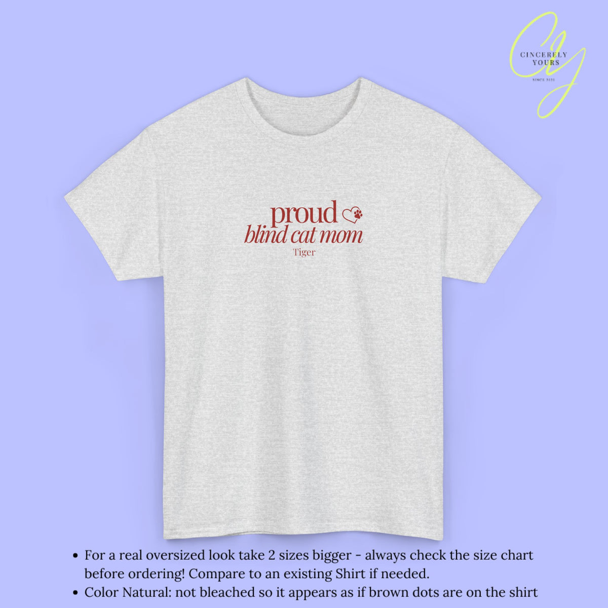 Cat Shirt | Proud Blind Cat Mom