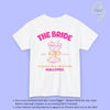 Coquette  Bachelorette Party Tee — The Bride Crew cherry bow Champagne (Customizable) Cincerely Yours
