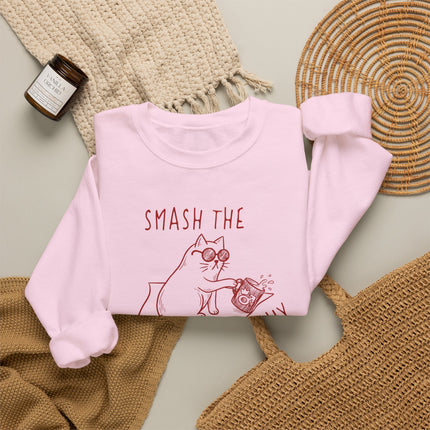 Cat Sweatshirt | Smash The Patriarchy