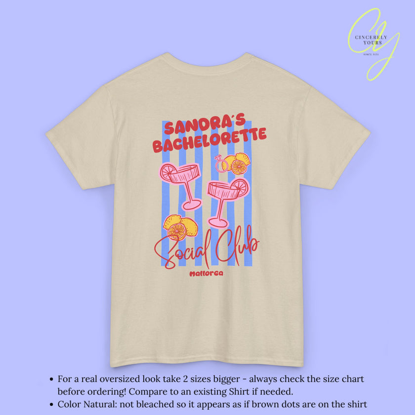 JGA Shirt | Italian Summer hand drawn backprint