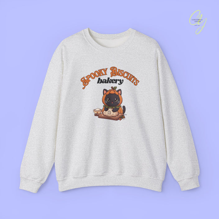 Cat Sweatshirt | Spooky biscuits bakery
