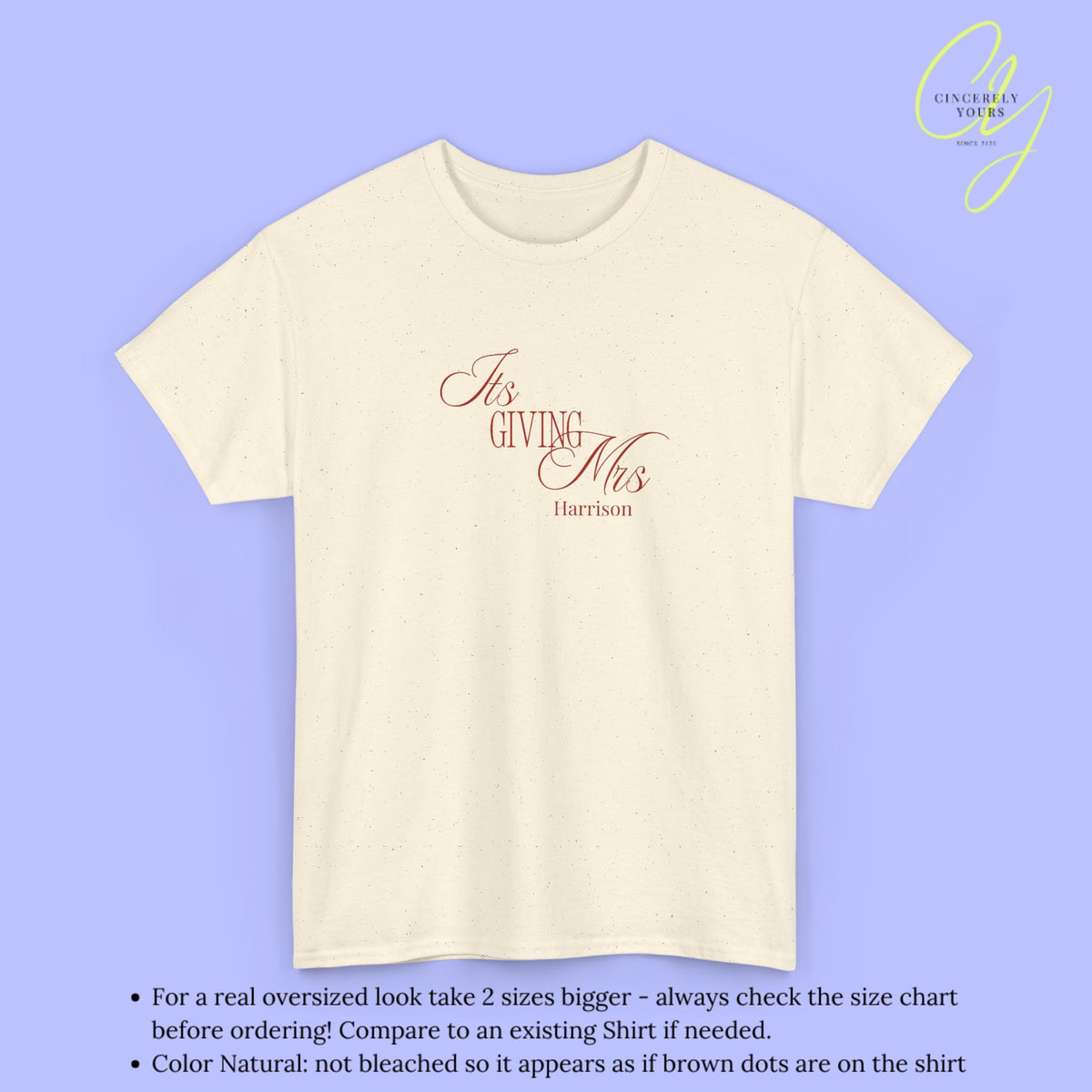 Bride Shirt | It's giving Mrs.