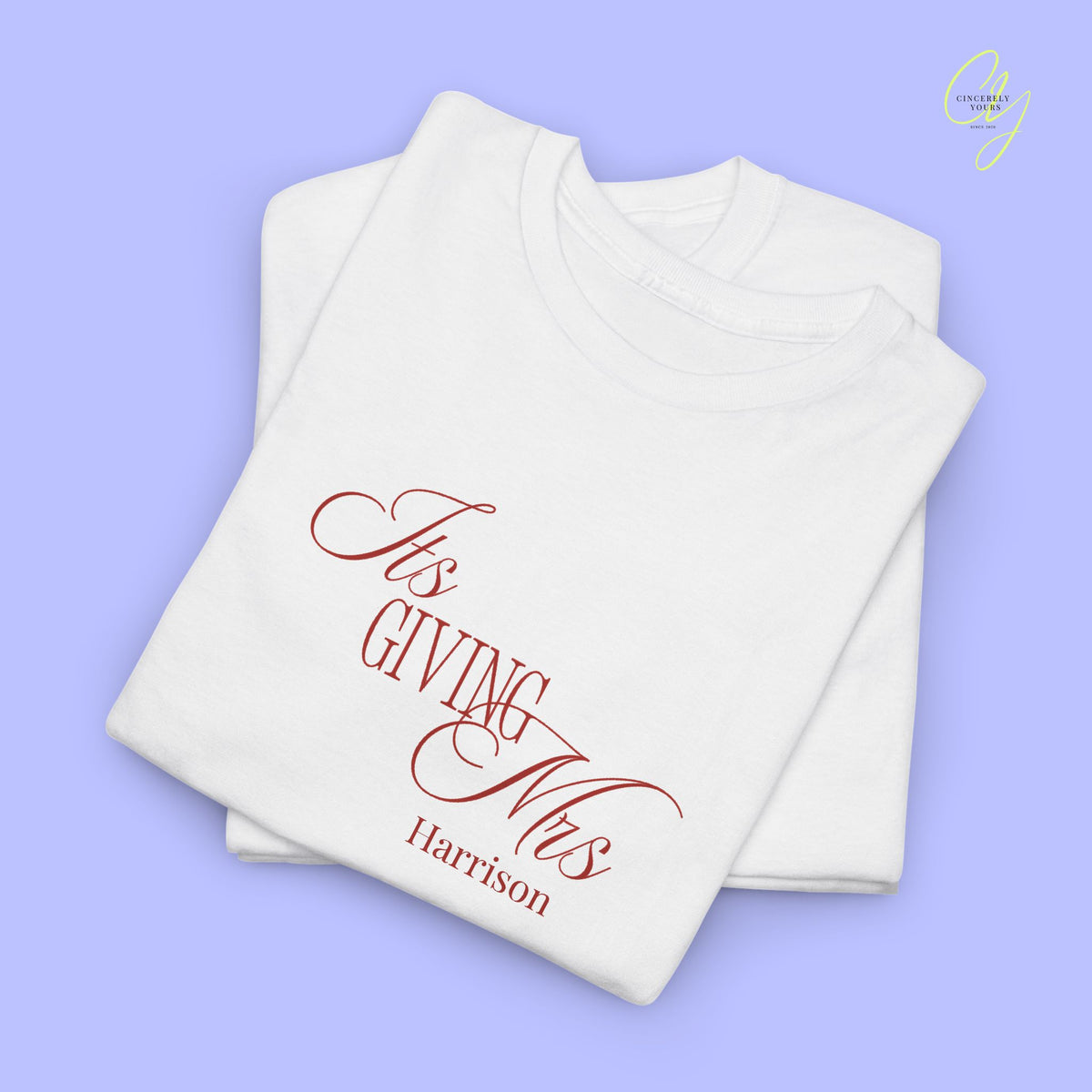 Bride Shirt | It's giving Mrs.