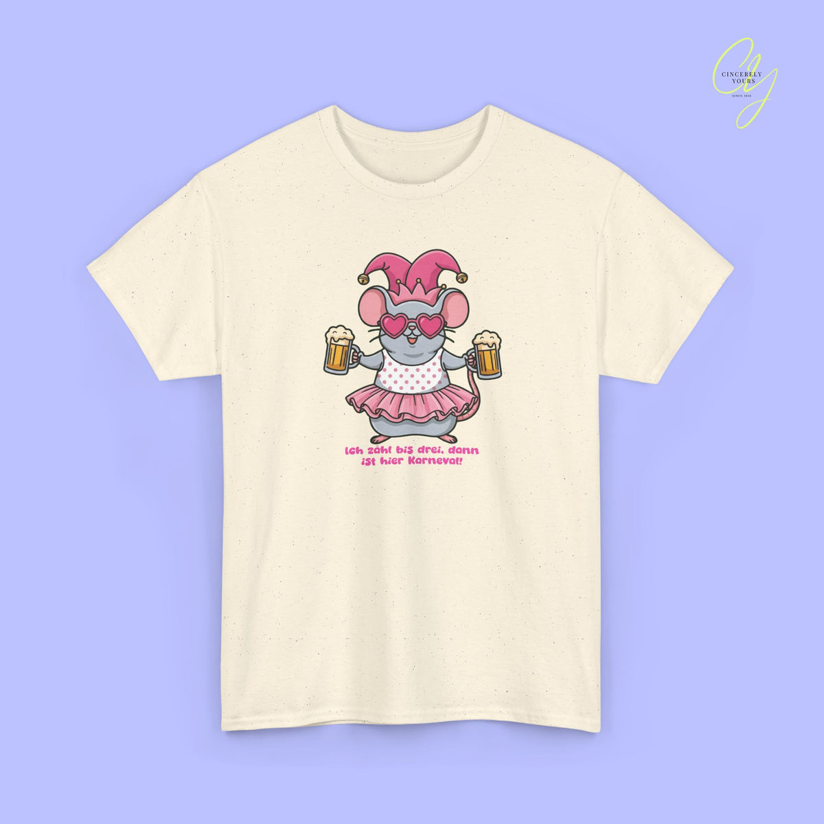 Carnival Shirt | Carnival Mouse Pink Beer Mug