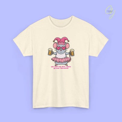 Karneval Shirt | Karnevals Maus Pink Bierkrug