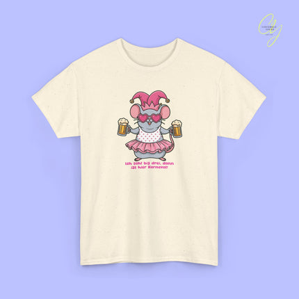 Karneval Shirt | Karnevals Maus Pink Bierkrug
