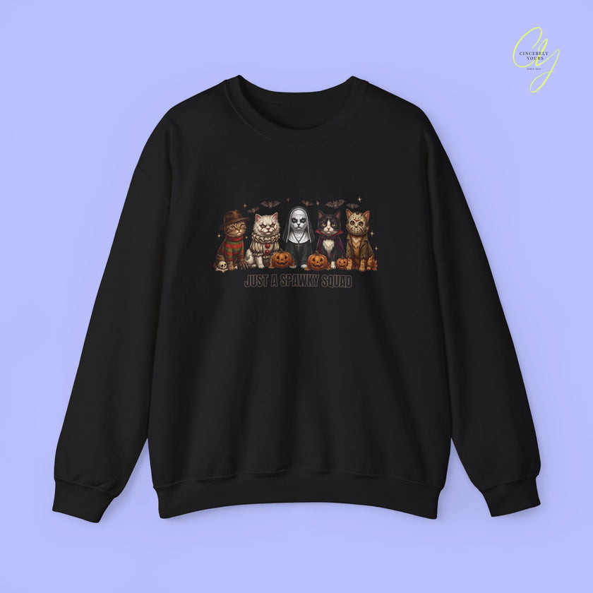 Cat Sweatshirt | Just a spooky squad
