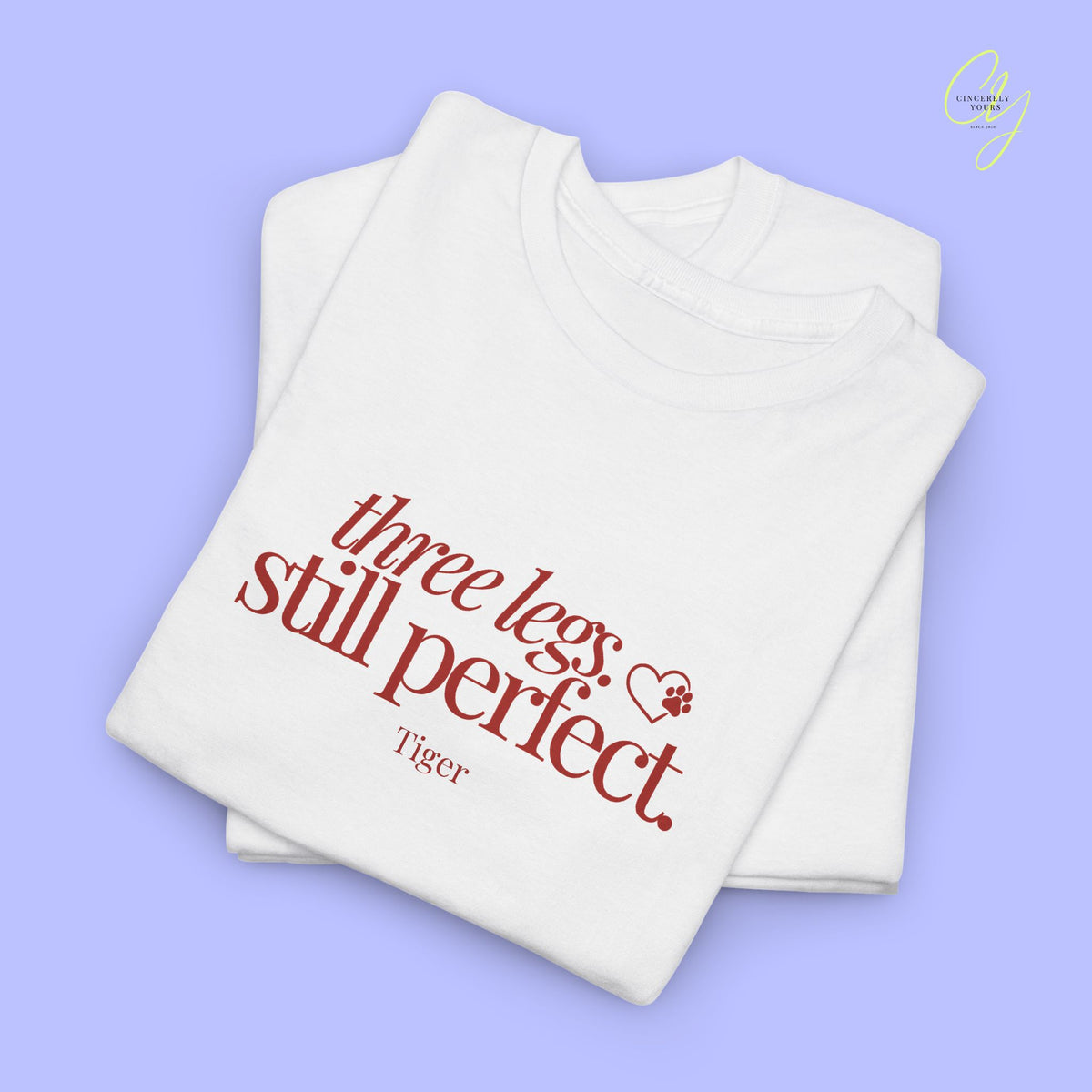 Cat Shirt | three legs still perfect