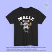 Malle Party Shirt — Malle Muskel Maus Bierkrug Bauchtasche Cincerely Yours