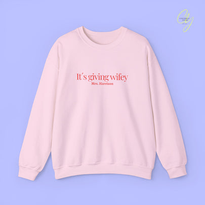Bride Sweatshirt | BESTICKT Its giving wifey